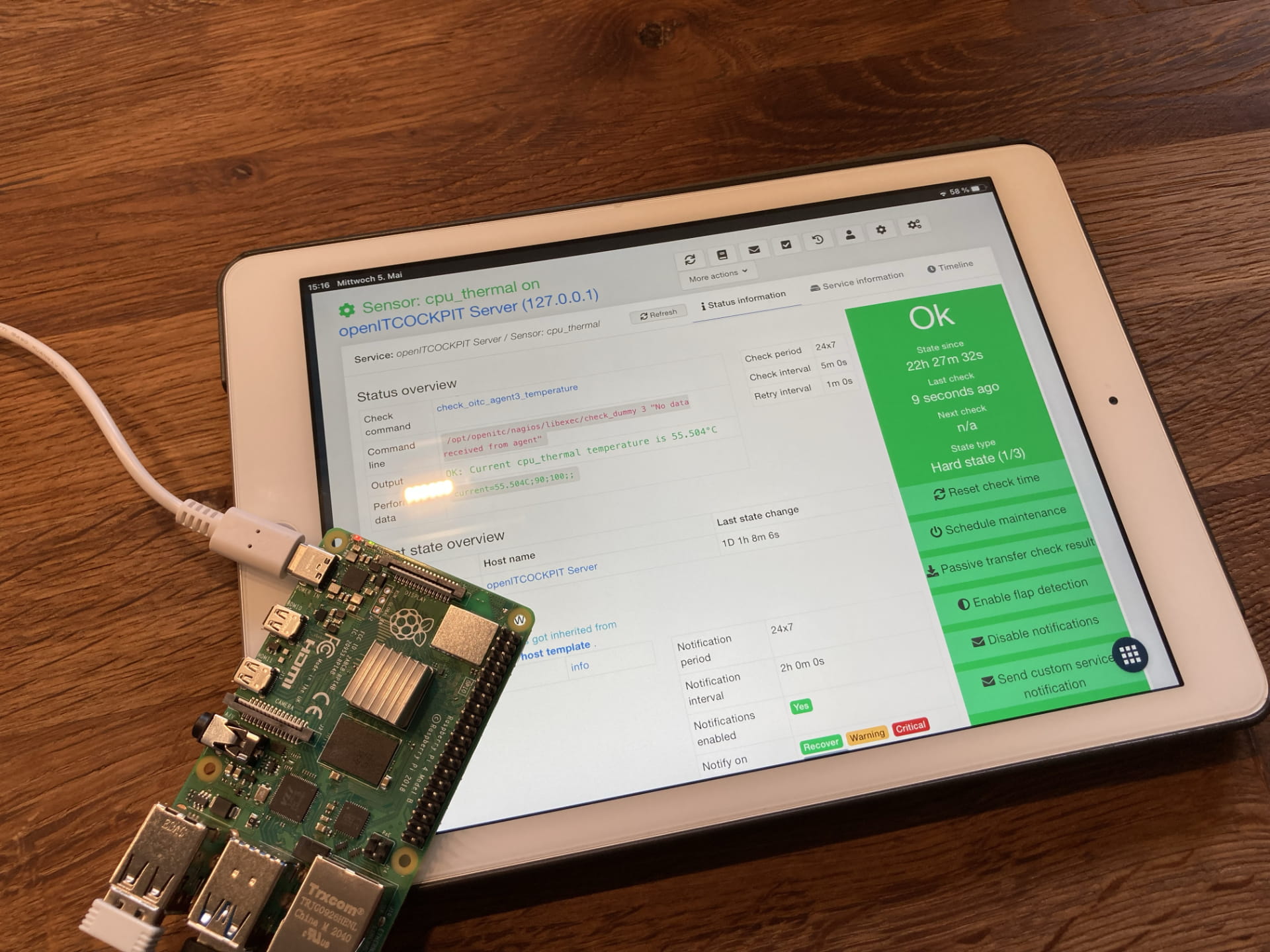 openITCOCKPIT on a Raspberry Pi